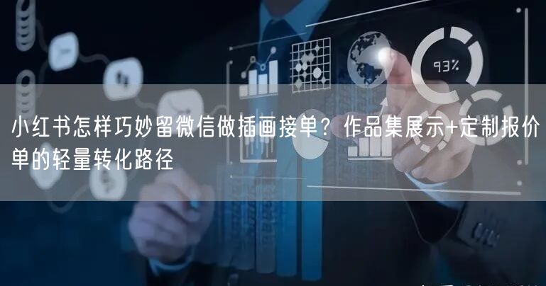 小红书怎样巧妙留微信做插画接单？作品集展示+定制报价单的轻量转化路径